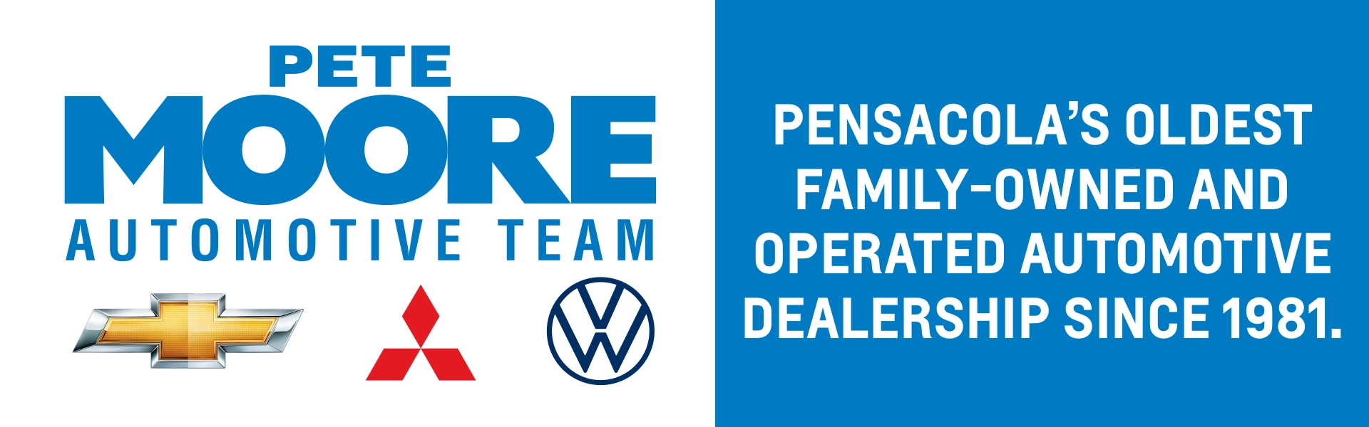 logo Pete Moore Mitsubishi SPLASH in Pensacola FL